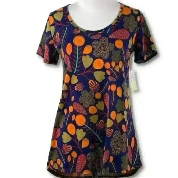 New Lularoe Classic T top Sz XXS 00-0 tunic floral - Picture 11 of 11
